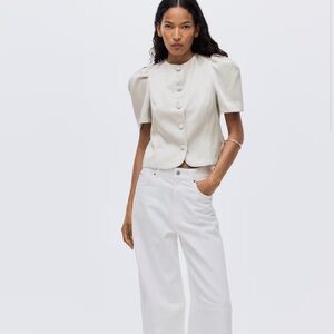 H&M Puffed Sleeve Blouse